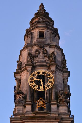 A low angle shot of  Cardiff UK