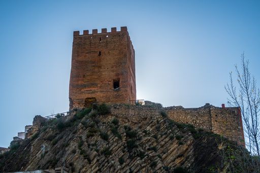 A low angle shot of Sot de Cera Castle in Valencia, Spain