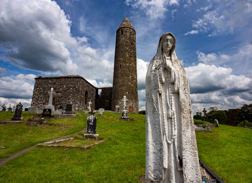The Glendalough Monastic Site, Derrybawn in the County Mayo, Republic of Ireland