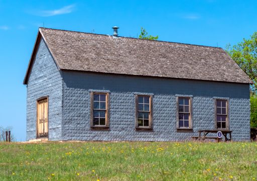 Lyndon B Johnson National Historic Park, Texas USA
Junction  School. First school attended by President Johnson.