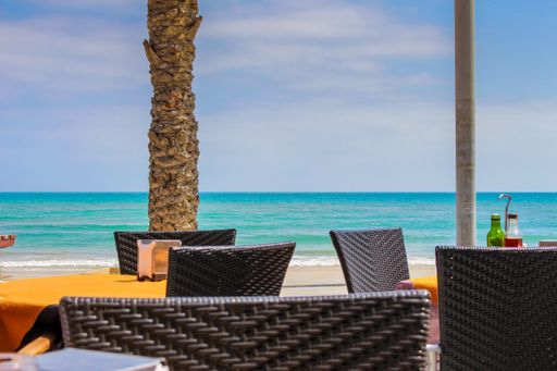 Seaside Beachbar with a beautiful view. Alicante  / Spain