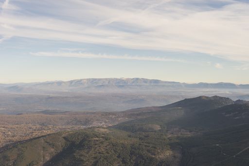 A mesmerizing view of a mountain range in Salamanca Castilla la Mancha Spain