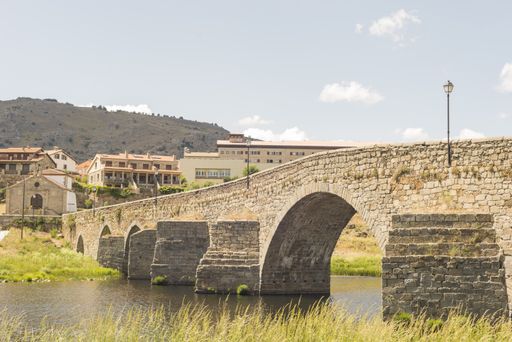 a bridge over the river in Barco Avila Castilla la Mancha Spain