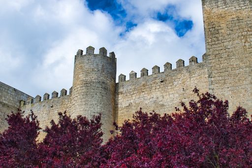 The 13th-century medieval castle in Montealegre de Campos, Valladolid, Castile and Leon, Spain