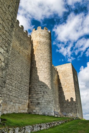 The 13th-century medieval castle in Montealegre de Campos, Valladolid, Castile and Leon, Spain