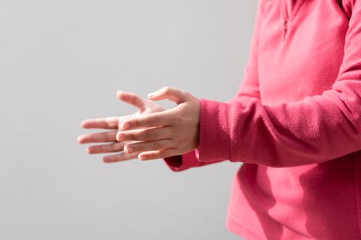 Woman applauding to support health personnel in the fight against the Coronavirus pandemic. COVID-19 concept
