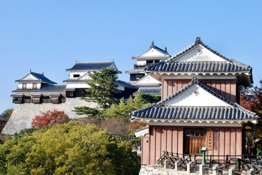 A scenic shot of the Japanese temple taken during the Shikoku 88 temple pilgrimage.