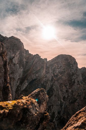 The top of the mountain of Aiako Harriak in the town of Oiartzun, Guipuzcoa, Basque Country
