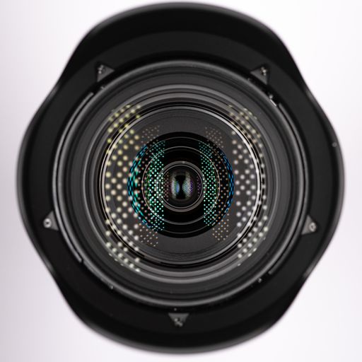 A lens isolated on a white background