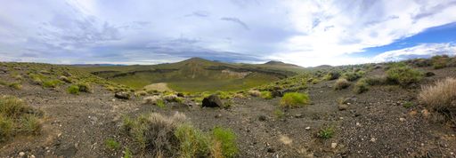 A scenic view of Lunar Crater, Nevada, United States