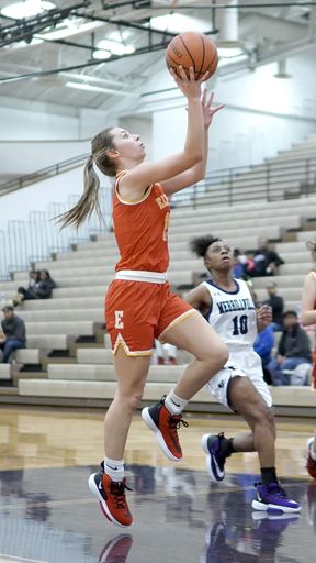 Merrillville vs Elkhart High girls  Indiana high school basketball