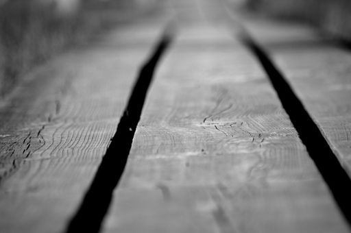 A grayscale macro shot of wooden decks - perfect for background