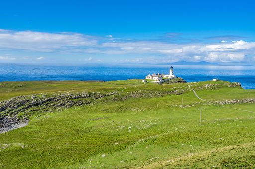 The Neist Point lighthouse, Isle of Skye, Scotland