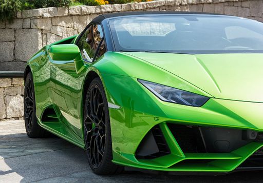 PORTO CERVO, ITALY - AUGUST 13 2019 : Sports car Lamborghini in porto cervo