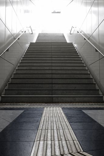 A subway station in Dusseldorf, Germany