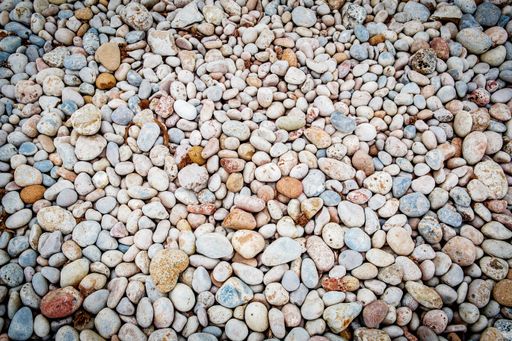 A background of a lot of tiny pebbles - great for a cool background or wallpaper