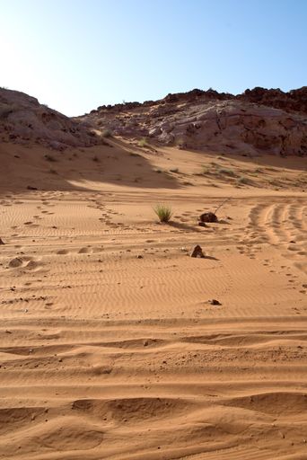 Sharjah, United Arab Emirates – April 9, 2021, early morning off-roading and dune bashing around Al Madam desert with UAE Off roaders, one of best