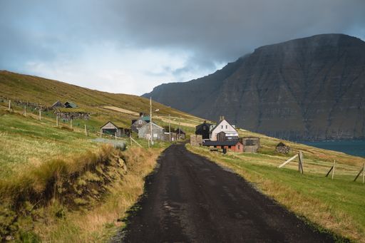 Abandoned village Muli, the Faroe islands