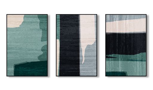 Mix colorful paints. Textured arrangement. Abstract modern print. Decorative Arts. poster.