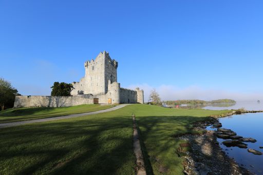 The Ross Castle in Killarney National Park, County Kerry in the Republic of Ireland