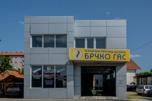 Daytime shot of gas station in Bosnia and Herzegovina