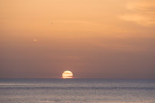 A wonderful sunset at Cala Saona beach, Formentera, Spain