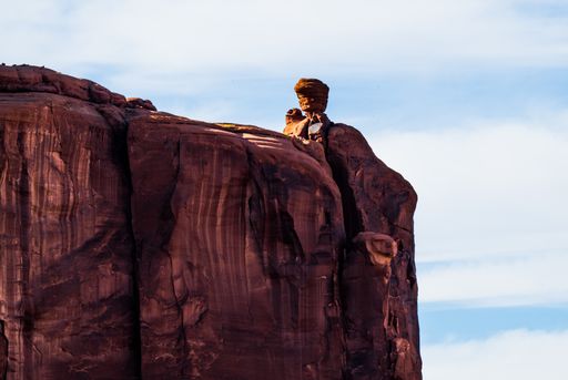 A breathtaking scenery of the Arches National Park in Utah