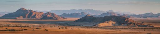 A wide shot of a beautiful Sesriem Campsite in Namibia