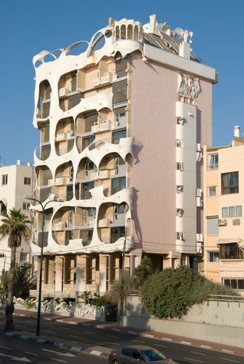 extravagant multi storage residential building in Tel Aviv, Israel