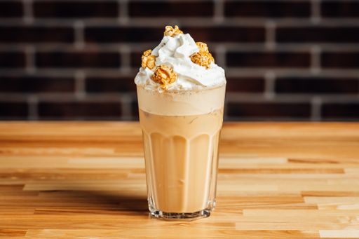 A closeup shot of a Taiwan milk tea with bubble