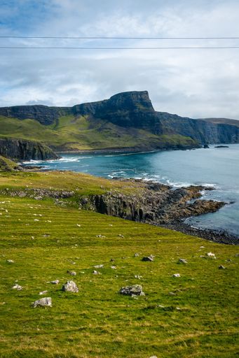 A beautiful view of Neist Point Waterstein UK