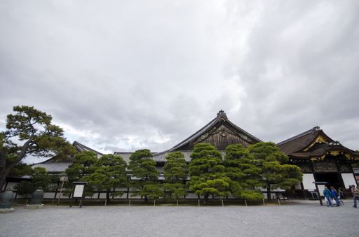 Kyoto, Japan- 25 Nov, 2019: Honmaru Palace at Nijo Castle in Kyoto, Japan. A flatland castle is designated by UNESCO as a World Heritage Site