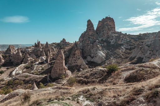 A beautiful landscape of Goreme Historical National Park in Turkey