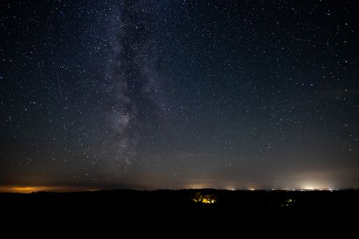 The stunning Milky Way in the night sky