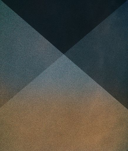 An illustration of cream and blue-toned geometric triangles background