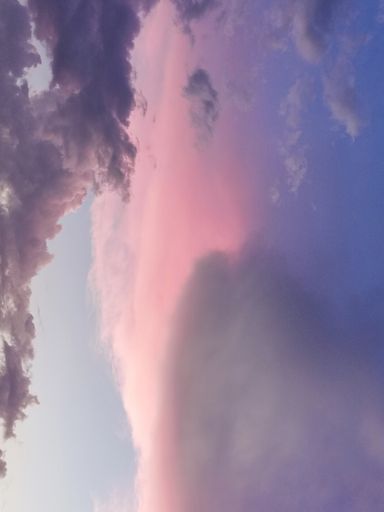 A scenic view of beautiful cotton candy skies in Madrid, Spain