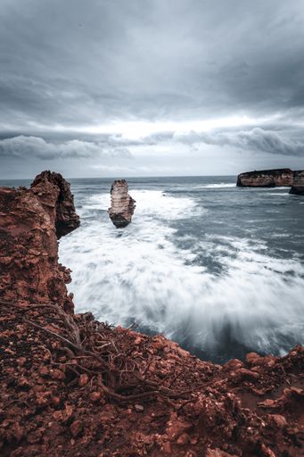 Iconic Beaches and Coastline of the Great Ocean Road, Victoria Australia