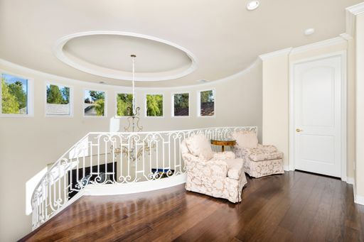 An interior shot of the living room of a Luxury Home in Calabasas California
