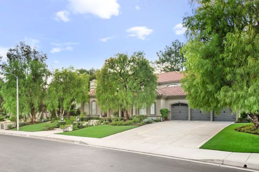 An exterior shot of a Luxury Home in Calabasas California