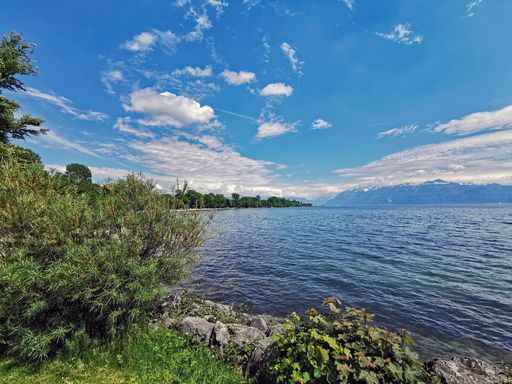 the beautiful  Geneva Lake in Lausanne Switzerland Europe, which invites you to wonderful excursions