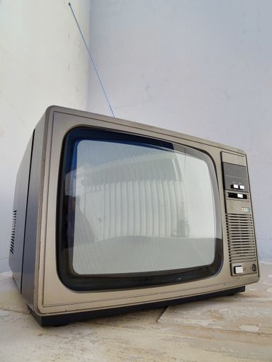 Vintage 1970s style small television set