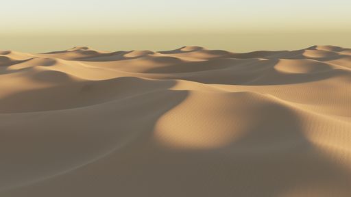 A scenic view of a vast desert landscape under a sunny day - cool for wallpaper or background