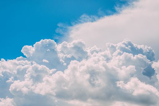 The cloudy sky during daytime