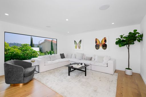 An Interior shot of a living room of a luxury home