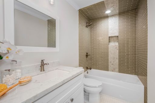 An Interior shot of a bathroom of a luxury home