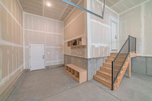 The interior of a half-constructed private house