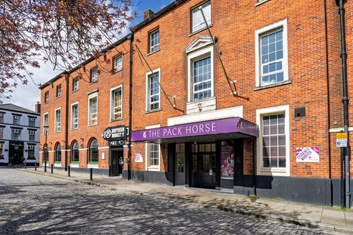 Bolton Greater Manchester UK 06 April 2024. The Pack Horse student accommodation building in the center of Bolton UK