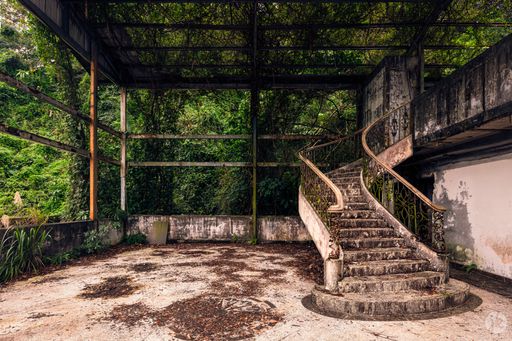 Abandoned Mansion in Taiwan now used as a prayer house