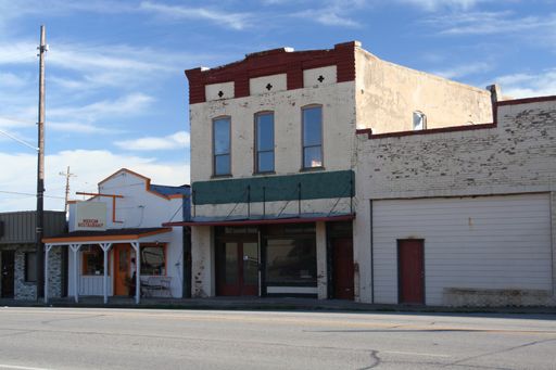 Old Buildings in Downtown Area of Wills Point Tx