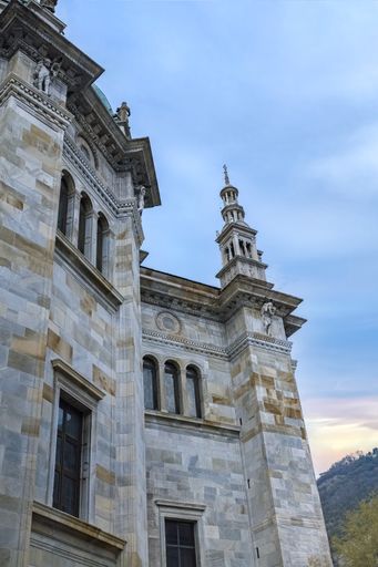 Como in Italy, the Santa Maria Assunta cathedral in the historic center